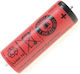 Sanyo Επαναφορτιζόμενη Μπαταρία 18500 Li-ion 1300mAh με Λαμάκι 1τμχ