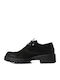Suede Γυναικεία Oxfords σε Μαύρο Χρώμα