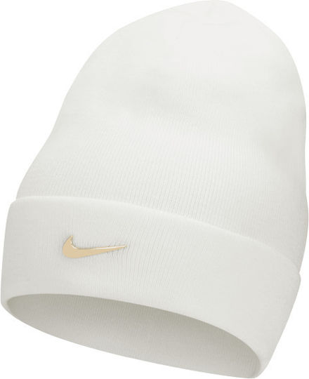 Sportswear Beanie Frauen Beanie mit Rippstrick in Weiß Farbe