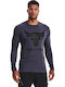 Project Rock Brahma Bull Sportliches Langarmbluse Gray