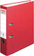 Herlitz Ordner 5/32 für Papier A4 mit 2 s Ringen Rot Secretary 1Stück