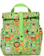 The Lunch Bags Jungle Kids' Insulated Handheld Lunch Bag 5 Litre Green Dinosaurs 21x16x24cm