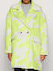 Only Women's Short Half Coat with Buttons Whitecap Gray