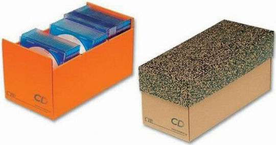 IONIA Box Paper Multi Layer File Box 15x30x14cm Orange