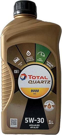 Total Quartz Future NFC 9000 Συνθετικό Λάδι Αυτοκινήτου 5W-30 1lt