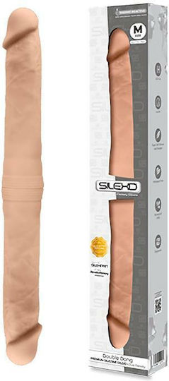 SilexD Double Dong M Glass Dildo Flesh 42cm