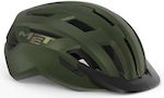 MET Allroad Mountain / Road Bicycle Helmet Olive Iridescent/Matt