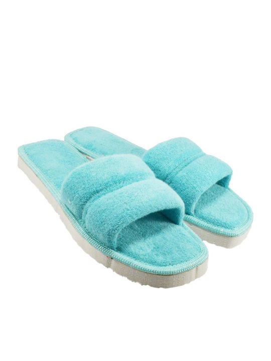 Terry Winter Women's Slippers Turquoise