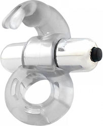 LateToBed Horizon Vibrating Cock Ring Clear LT-699