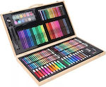 Aria Trade Colouring Set in Case Wooden 39.4x32.3cm 150pcs