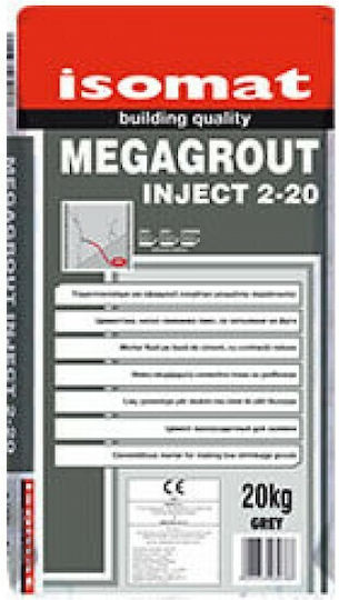 Isomat Megagrout Inject Γκρι 2-20 03292 20kg
