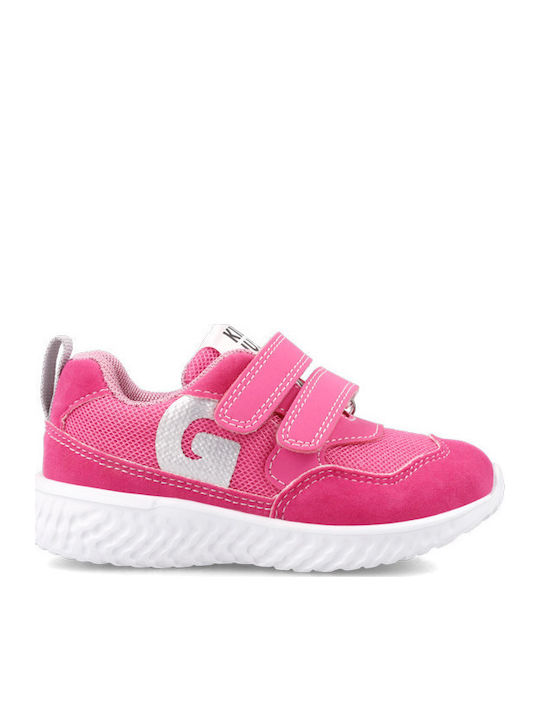 Παιδικά Sneakers με Σκρατς Φούξια