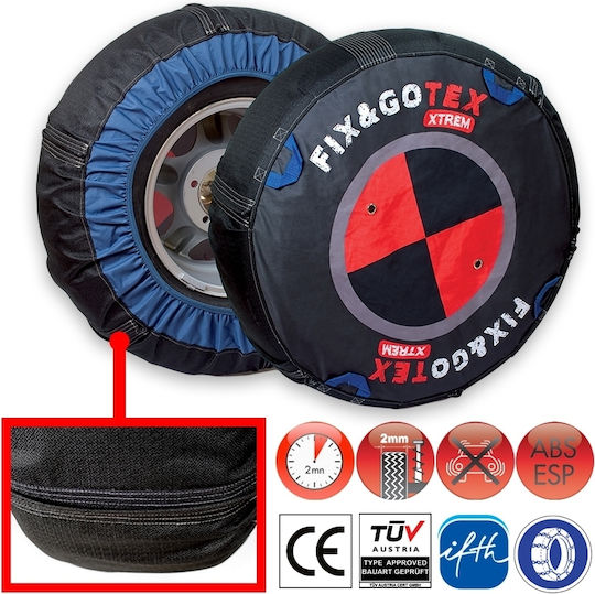 Fix&Go Tex Xtrem C-V Αντιολισθητικές Χιονοκουβέρτες Φορτηγού 2τμχ