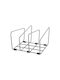 Metaltex Cabinet Dish Rack Backy Metallic 22x21x14cm Silver