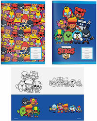 Brawl Stars Ruled Notebook B5 40 Paper Sheets Brawl Stars Brawl Stars (Miscellaneous Designs/Colors)