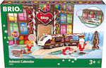 Brio Toys Advent Calendar Set with Train made of Wood for 3++ Years