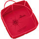 Hunter Folding Bowl Silicone Water for Dog & Cat with Base 590ml in Red Color