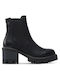 Women's Ankle Boots with Medium Heel Black