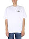 Lacoste Herren T-Shirt Kurzarm Weiß