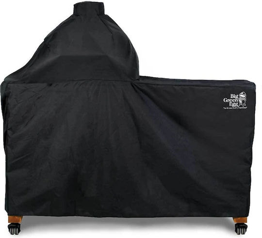Big Green Egg Acacia Large Acoperire Grătar Negru cu Protecție UV