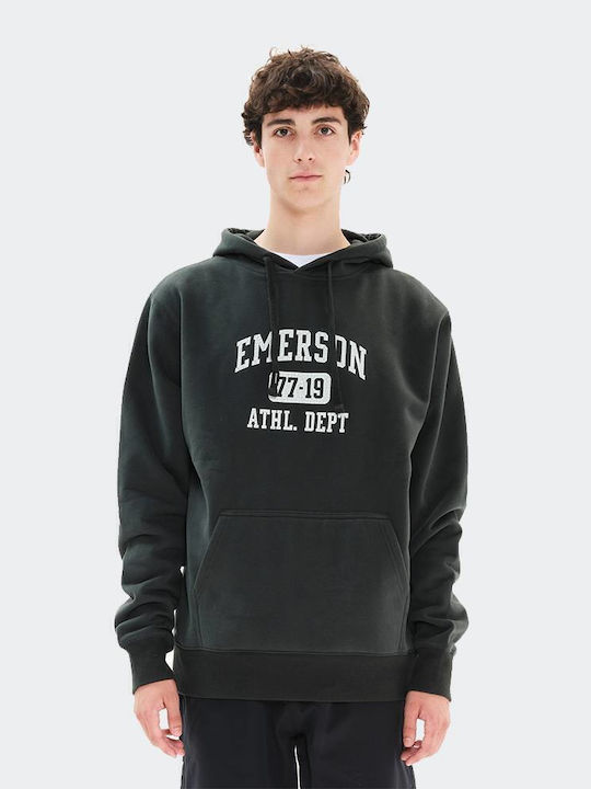 Emerson Φούτερ Forest Green με Κουκούλα
