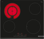 Bosch Autonomous Cooktop with Ceramic Burners and Locking Function 59.2x51.3cm