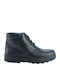 Leder Schwarz Herrenstiefel Anatomisch