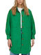 Trillion Γυναικείο Πράσινο Overshirt Oversized