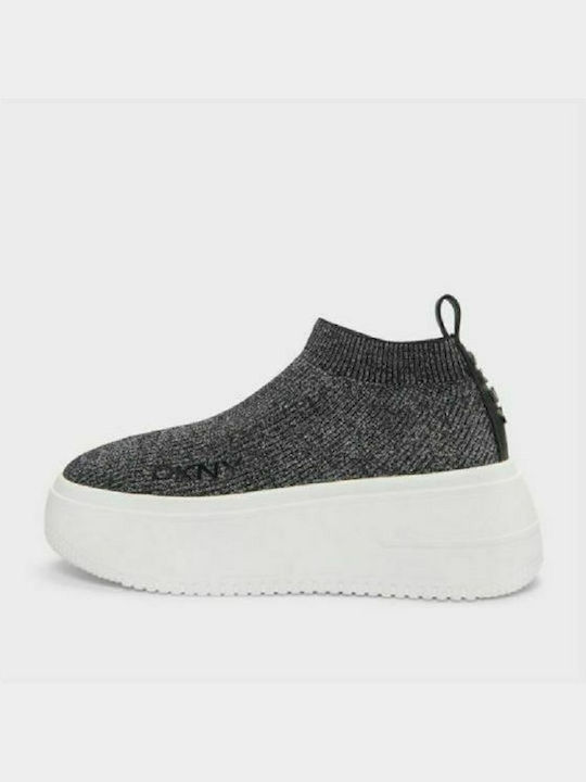 Mada Γυναικεία Slip-On Γκρι