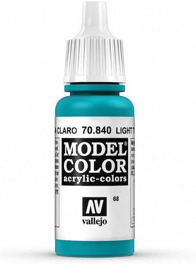 Acrylicos Vallejo Model Χρώμα Μοντελισμού Light Turquoise 17ml
