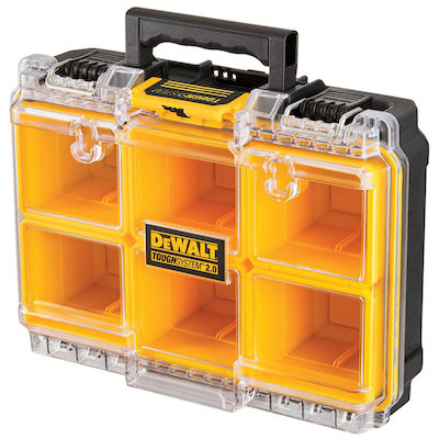 Dewalt Tool Compartment Organiser 6 Slot Yellow 37x26x13cm