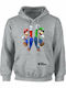 Kinder-Sweatshirt mit Kapuze und Taschen Gray
