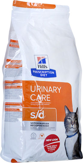 Hill's Prescription Diet Urinary Care S/d Dry Food for Adult Cats with Sensitive Urinary with Chicken 3kg