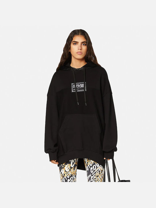 Versace Women's Hooded Sweatshirt Black