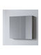 Martin Omega 75 Rectangular Bathroom Mirror made of Particle Board with Cabinet 74x65cm Berlin