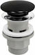 Ferro Valve Sink with Overflow Black