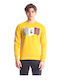 Paco & Co Herren Sweatshirt Gelb