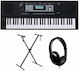 Klavier Αρμόνιο M331 Bundle A01KLBUD00 με 61 Δυναμικά Πλήκτρα Μαύρο