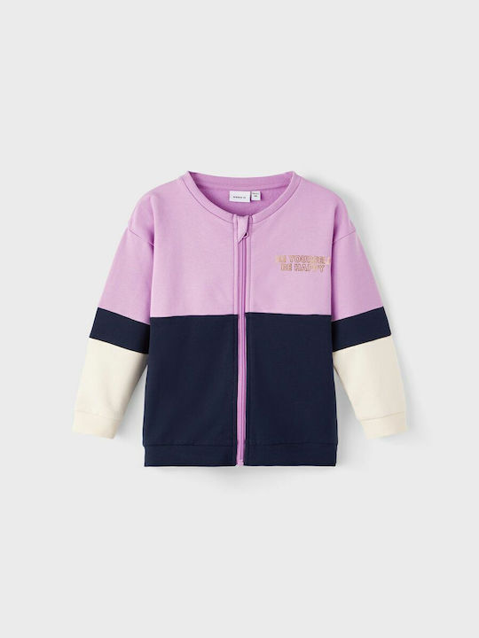 Name It Kids Sweatshirt Cardigan with Hood Purple