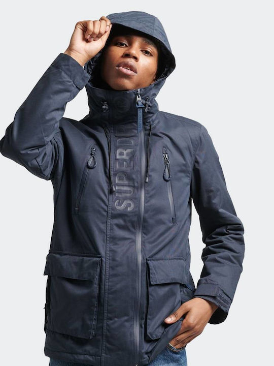 D1 Sdcd Winter Jacket Waterproof and Windproof Navy Blue