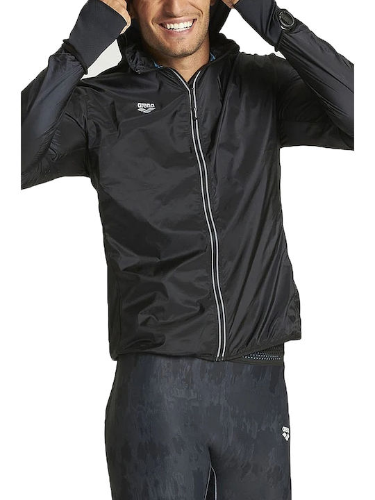 Arena Jacke Schwarz