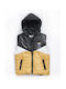 Hashtag Kids Casual Jacket Sleeveless short Hooded Yellow