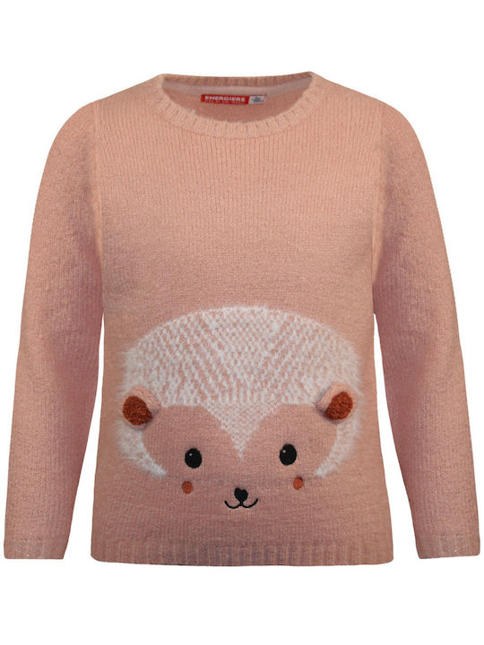 Energiers Kids Sweater Long Sleeve Pink