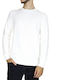 Celio Bepic Men's Long Sleeve Sweater White