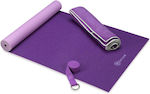 Gaiam Hot Kit Στρώμα Γυμναστικής Yoga/Pilates Μωβ & Πετσέτα (173x61x0.4cm)