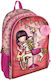 Santoro Gorjuss Carousel Salmon School Bag Backpack Elementary, Elementary Multicolour 22.5Liters
