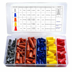 Assortment Crimp Kit Insulated Butt Terminal 158pcs