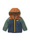 Kids' Sports Jacket Short with Hood Multicolour Minicats Padded