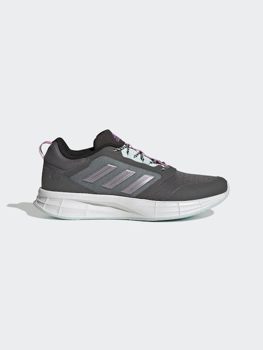 Adidas Duramo Protect Γυναικεία Αθλητικά Παπούτσια Running Grey Five / Matt Purple Met. / Almost Blue