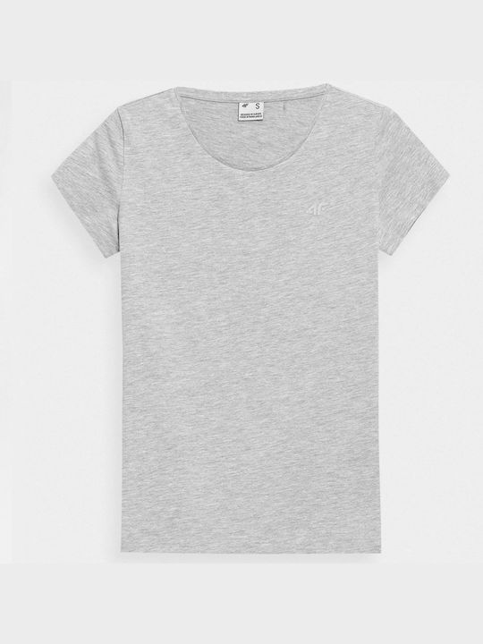 4F Damen Sport T-Shirt Gray